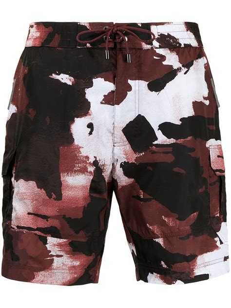 dolce gabbana digi camo shorts|Dolce & Gabbana Camouflage Silk drawstring.